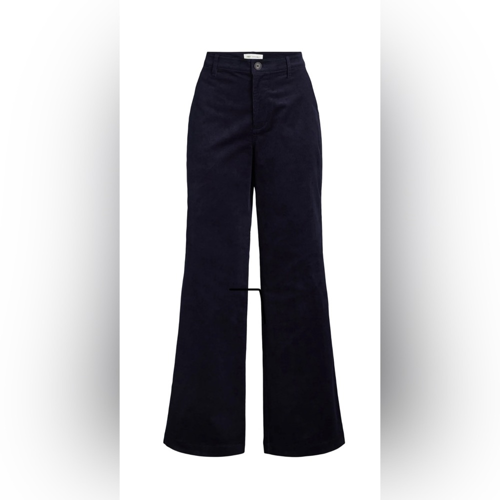 Wide Leg Navy Corduroy Pants - New never worn